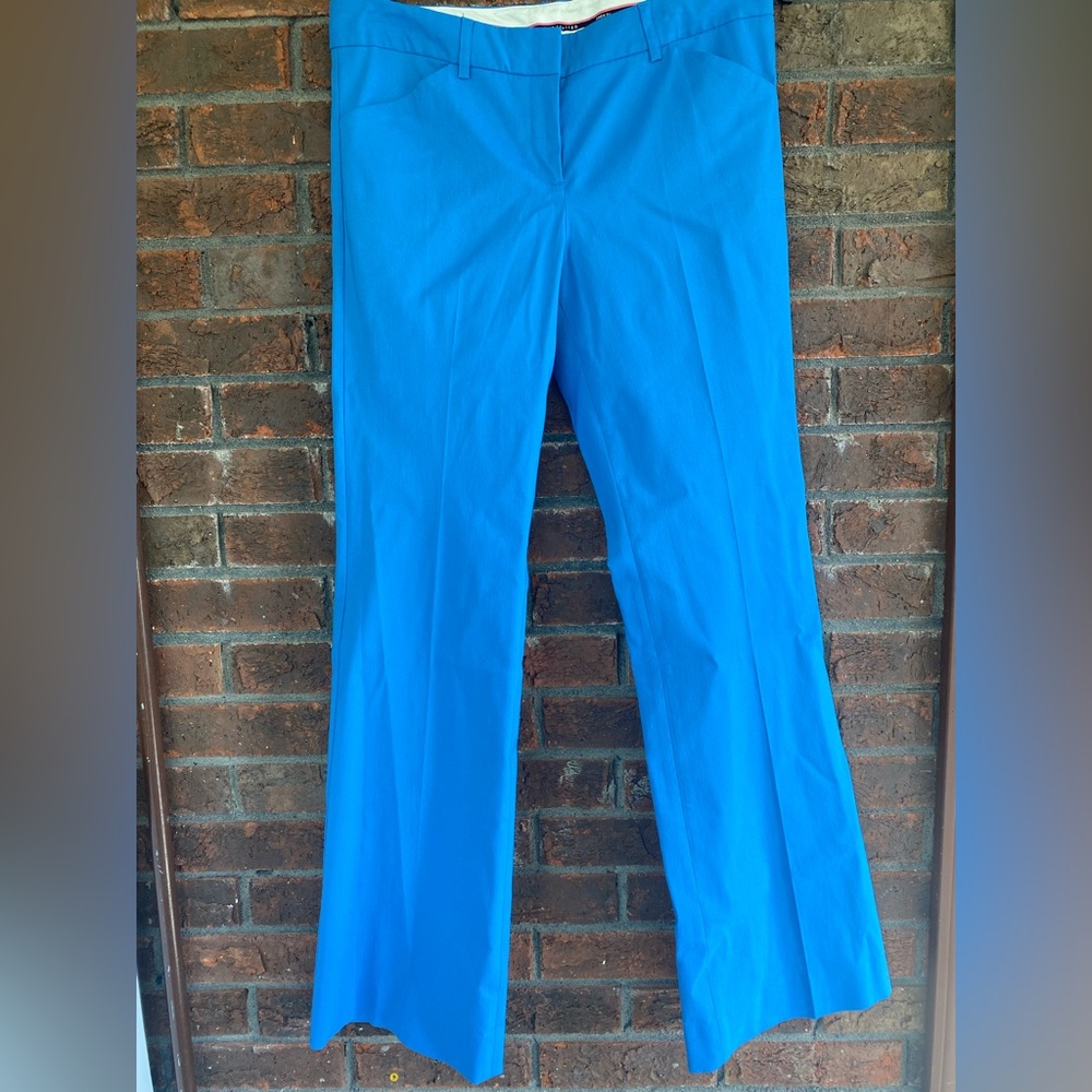 The Limited Drew Fit blue dress pants